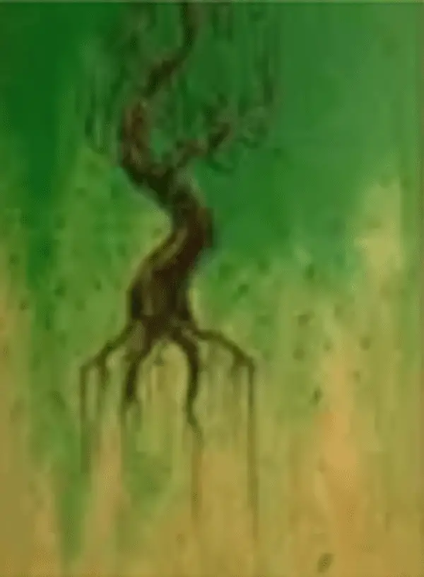 painting of tree