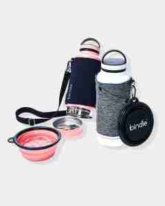 Puppy water bottle and bowl care pack